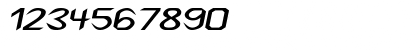 Download VenomExtended Oblique Font Numeric Preview