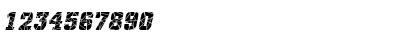 Download Borghs-Cracked Italic Font Numeric Preview
