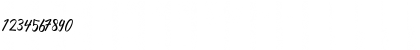 Download Brady Regular Font Numeric Preview