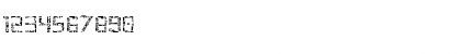 Download Broken Cyborg Regular Font Numeric Preview