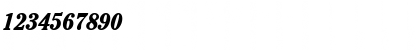 Download CheltenhamCondLH Bold Italic Font Numeric Preview