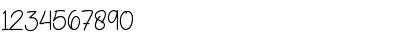 Download Buttercake Regular Font Numeric Preview