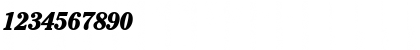 Download CheltenhamLH Bold Italic Font Numeric Preview