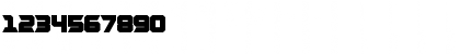 Download CHARRED ZARD Clean Regular Font Numeric Preview