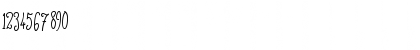 Download Comic Font Regular Font Numeric Preview