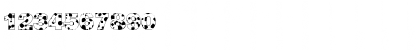 Download Cow-Spots Normal Font Numeric Preview