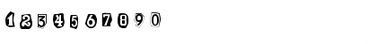 Download Cut-n-Paste Regular Font Numeric Preview