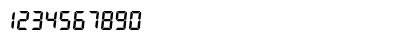 Download Display 1 Regular Font Numeric Preview