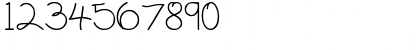 Download DJB Chubby Muffins Regular Font Numeric Preview