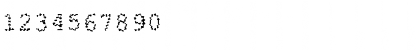 Download DWI Regular Font Numeric Preview