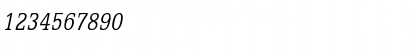 Download Eggo-Condensed Italic Font Numeric Preview