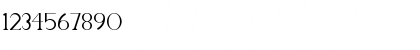 Download ELEGANT  Personal use Regular Font Numeric Preview
