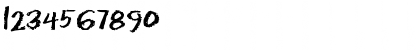 Download Eraser Regular Font Numeric Preview