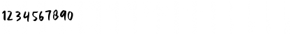 Download Exotic Queen Regular Font Numeric Preview
