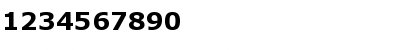 Download Verdana Digiscream Bold Font Numeric Preview