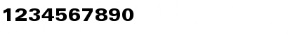 Download Fox Extended Heavy Regular Font Numeric Preview