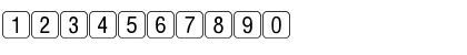 Download KeyLetters Normal Font Numeric Preview