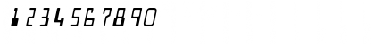 Download Keys-Condensed Italic Font Numeric Preview