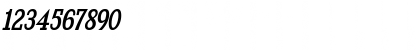 Download Kingsbridge SemiCondensed Italic Font Numeric Preview