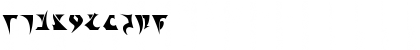 Download Klingon-Regular Regular Font Numeric Preview
