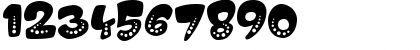 Download Magic Spots Regular Font Numeric Preview