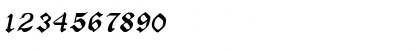 Download Manuscript-Extended Italic Font Numeric Preview