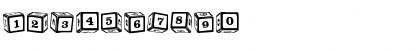Download Childs Play Blocks Font Numeric Preview