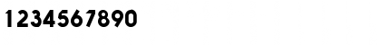 Download Bitink Regular Font Numeric Preview