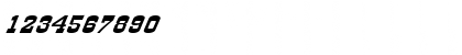 Download Old-TownExt-Normal Ex Italic Italic Font Numeric Preview
