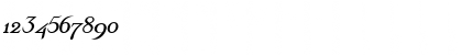 Download Olympus-Extended Bold Italic Font Numeric Preview