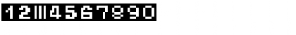Download BitMap Regular Font Numeric Preview