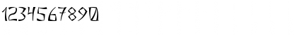 Download China Regular Font Numeric Preview