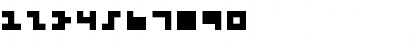 Download Pixel rocks Regular Font Numeric Preview