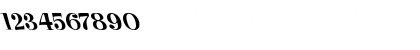 Download Pixie Leftified Font Regular Font Numeric Preview