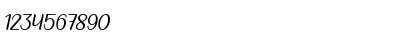 Download Plom Praeng Regular Font Numeric Preview