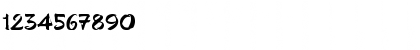 Download PoloSemiScript-Normal Regular Font Numeric Preview