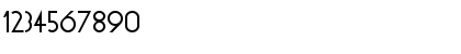 Download Pommarantz Plain Regular Font Numeric Preview