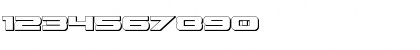 Download Predataur 3D Regular Font Numeric Preview