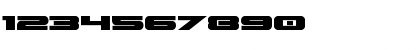 Download Predataur Expanded Expanded Font Numeric Preview