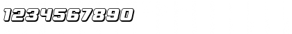 Download Professor 3D Italic Font Numeric Preview