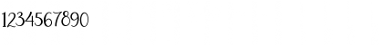 Download pruistin Regular Font Numeric Preview