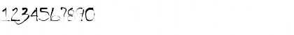Download Puccini-Slob Regular Font Numeric Preview