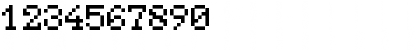 Download Pxl35DX Medium Font Numeric Preview