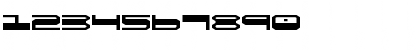 Download QuickGear Expanded Expanded Font Numeric Preview