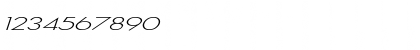 Download SansSerif-Italic Regular Font Numeric Preview