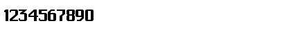 Download ChiTown Regular Font Numeric Preview
