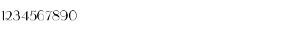 Download Turandot-Thin Regular Font Numeric Preview