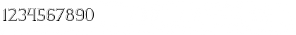 Download Via Appia Regular Font Numeric Preview