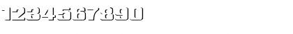Download WhatA-Relief Ex Regular Font Numeric Preview