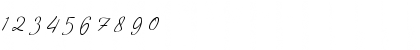 Download a Auto Signature Regular Font Numeric Preview